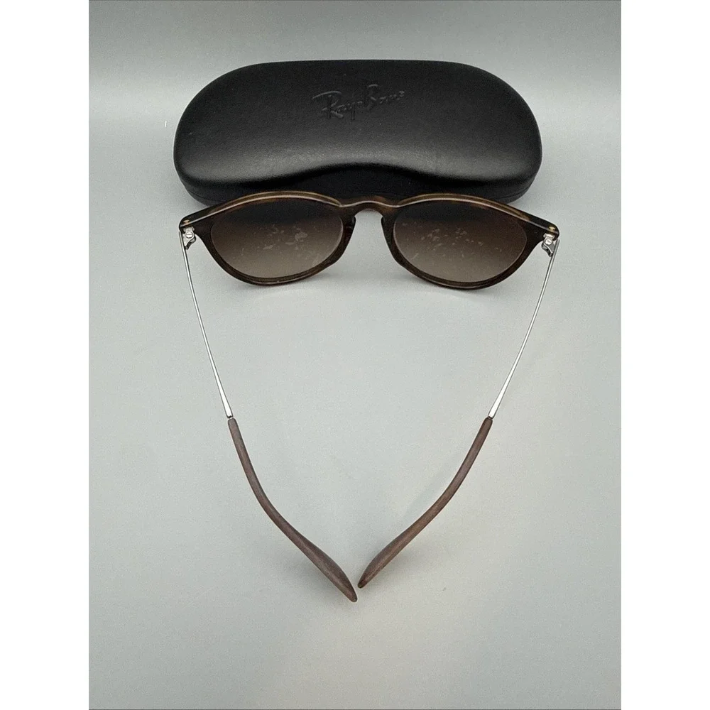 Ray-Ban Erika RB4171 Polarized Tortoise Brown Sunglasses 865/13 Brown Lens &Case